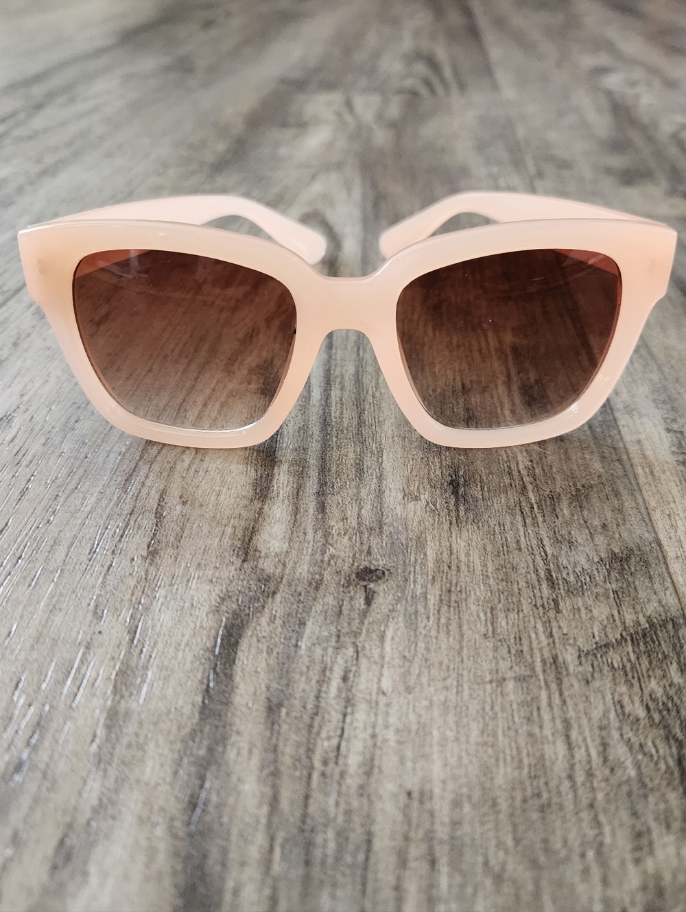 J. Crew Blush Pink D Frame Sunglasses Ombre Lens
